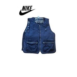 Nike Dark Blue Full Zip Basketball Gilet Vest Sz. L